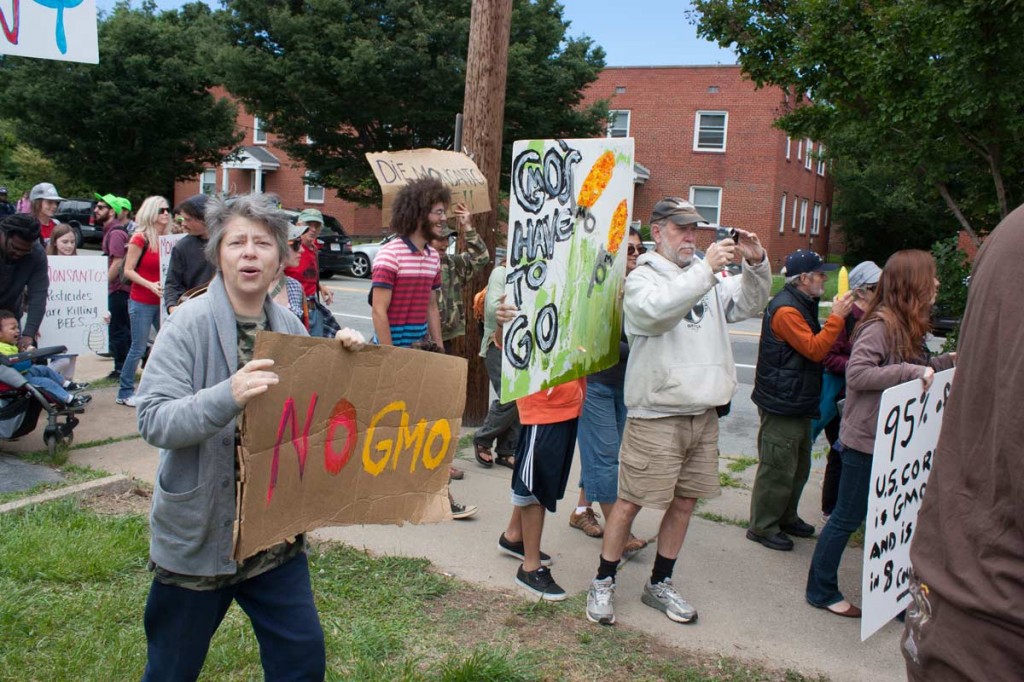 Richmond virginia monsanto protests gmo labeling sese southern exposure organic farming heirloom seed business