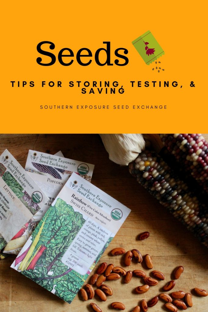 Seeds Tips for Storing, Testing, & Saving Southern Exposure Seed