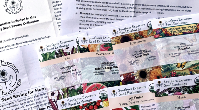 SESE seed packets and information