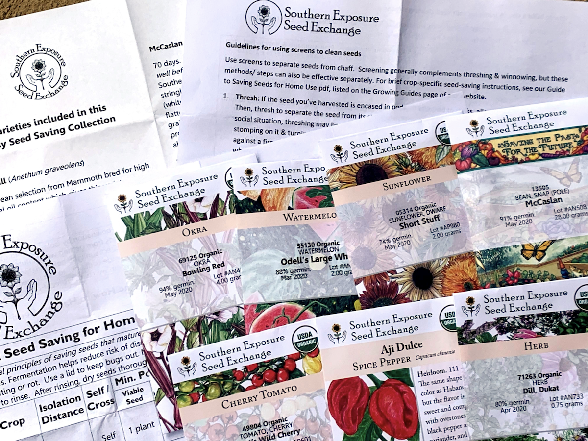 SESE seed packets and information